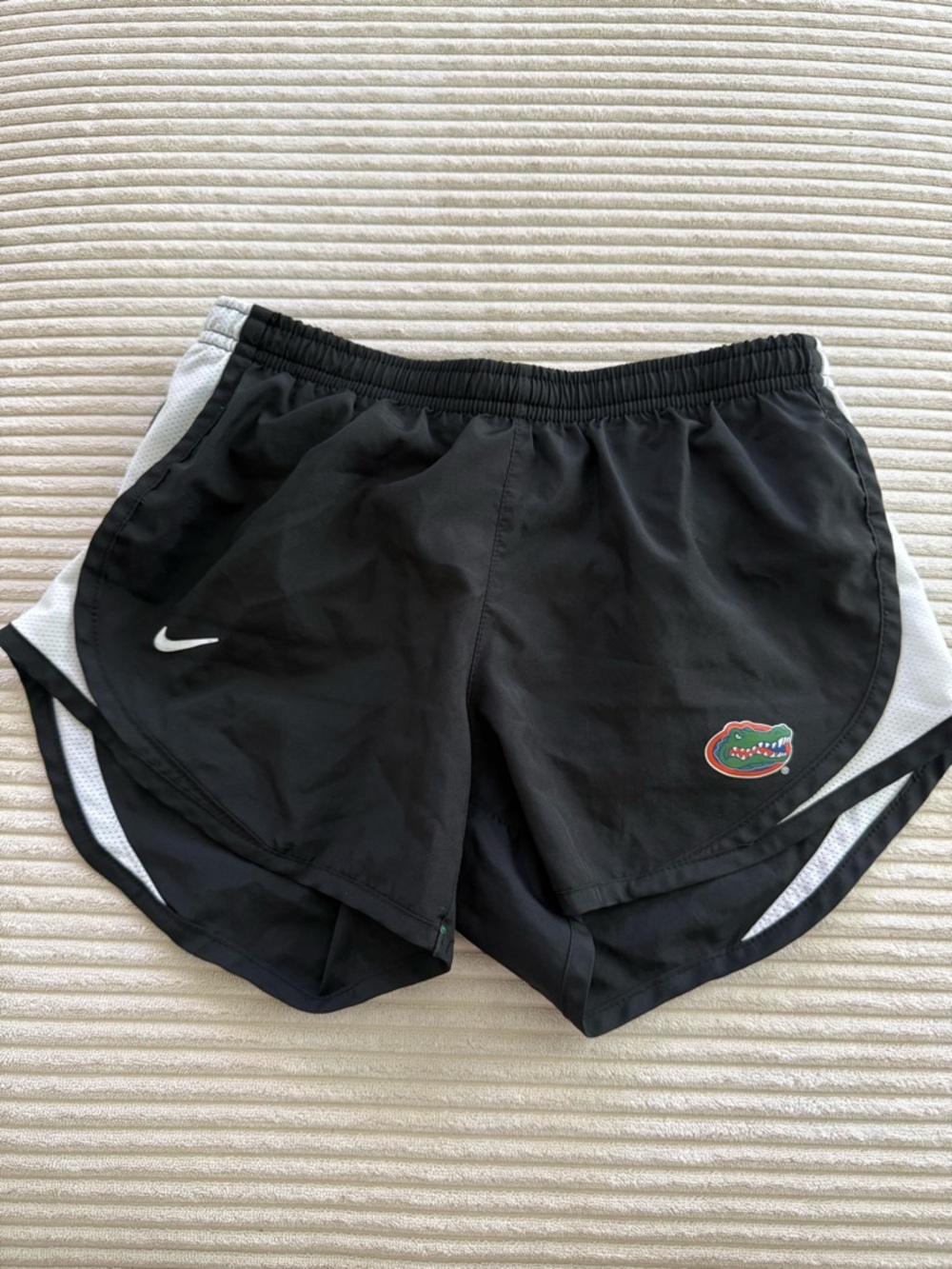 Nike Black Dri-FIT Athletic Shorts with White Lining